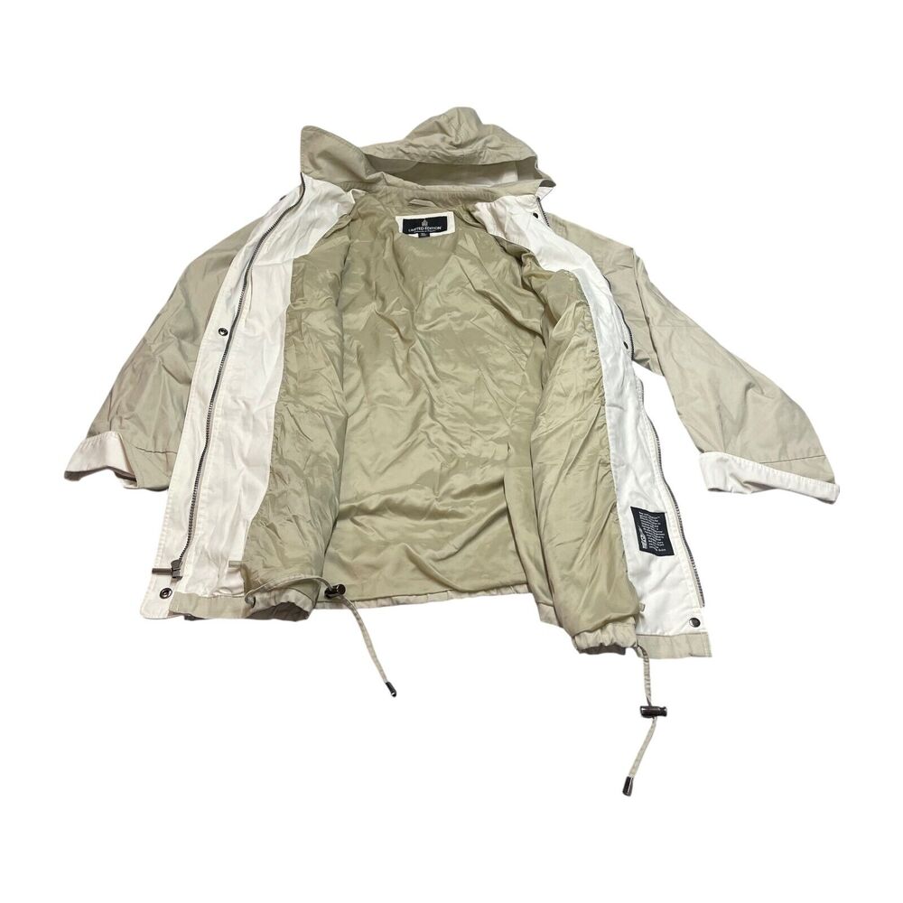 Limited Edition Exclusively at Dillards Windbreaker Jacket Men XL Beige Full Zip - Picture 3 of 8